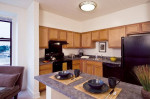 Dramatic skyline views and wide open layouts. 1 bed / 1 bath!