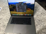 2021 Macbook Pro 16" M1 Pro Max 64gb ram 32 core gpu 1tb/flawless
