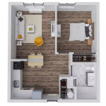 Quality 1 bed, 1 bath with the amenities you desire! 510 Sq Feet!