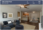Amazing 1 Bedroom at an affordable price! Oaks at New Hope