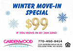 What a great place to live! 1 bd, 1 ba, 685 sq ft. Come home today!