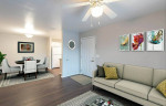 Ready to lease! Beautifully designed 3 bed 2 bath apartment