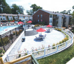 Available now! Fireplace, lake view, laundry room in building
