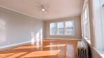 2bed/1bath + dining area, Metra and CTA Brown, gym & store, short term