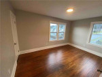 3 bedrooms and a freshly updated 2 bathroom full bath.
