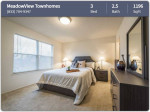 Start living large! You'll love our 3 bed, 2.5 bath! 1196 Sq Ft!