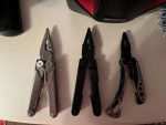 Leatherman Wave+, Rebar, Skeletool multitools