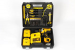 Cordless screwdriver + tool set