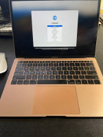 2018 13 inch MacBook Air, rose gold, 128 GB storage