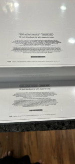 MacBook Air M1 chip sealed each