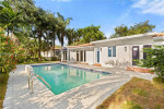 Stunning Coral Gables 3 Bed 2 bath pool house for rent #5614