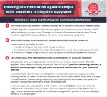 Discrimination against people with housing vouchers is illegal!