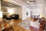 Furnished 1st Floor of Upscale Duplex, Fenced Yard, 2 Parking, PET OK