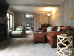 Lakefront home: private, quiet, yard, sandy beach, dock, huge deck