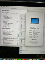 MacBook Pro 13” touchbar - new battery / keyboard from Apple.