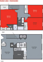 3BR 2.5 BATH Townhome - W/D Included/Fenced Patio