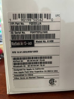 Unopened (refurbished) MacBook Air (2017)