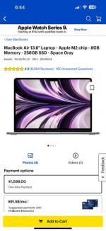 Macbook Air M2- 13 in (2023)