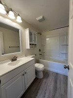 CAT ALLOWED!! 2 bed 1.5 bath End unit, deck, Fireplace.