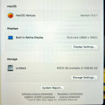  MacBook Pro 2019 15” 2.3Ghz i9 16GB RAM 500GB SSD Radeon Pro 560X 4G