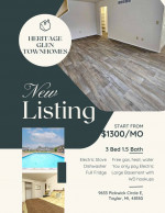 OPEN HOUSE FRIDAY THE 1ST AT HERITAGE GLEN!! FREE APPLICATIONS!!!