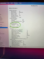 MacBook Pro 15”, i7 16gb, 500gb flash drive