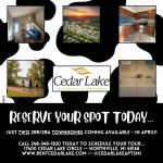 Find your SPOT here at Cedar Lake - 2BR/2BA TH early April!!