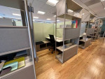 Coworking space designed for collaboration.