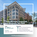 Dedicated Desk Office Space in Portsmouth, NH - Just $400/Month!