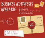 Virtual Addresses Available for your business!