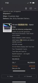 MacBook Pro 16 inch 2019/2020
