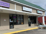 Retail space in strip plaza