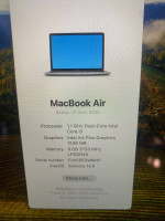 2020 MacBook Air 13”