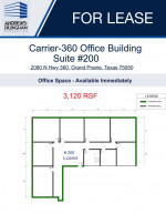 Grand Prairie Office suite #200 for lease |$19.50 RSF full service