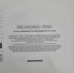 MacBook Pro 14" Laptop - M1 Pro - 16GB - 1TB SSD - BRAND NEW