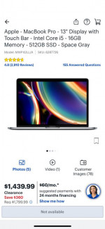 Apple MacBook Pro 2020