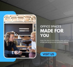 Time to Leave your Home office? Private office w/services ☕