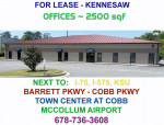 OFFICE BUILDING FOR LEASE RENT KENNESAW WAREHOUSE SHOWROOM STORAGE