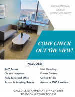 Enjoy the sun while you work! Private window office on sale!