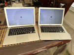Lot of two 13.3” MacBook Air. See more specs inside. Runs fast. comes with cha