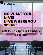 Enjoy Views From Your Private Office!! Promos Available!!!