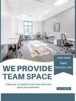 In need of a temporary office for you & your team? Call Now!