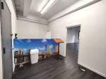 Reception Area, One Office, One storage Room, Large Open Area
