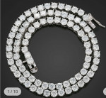 New!  Diamond Tennis Necklaces!  Layaway Available!  Also in Gold and Rose Gold - Ask for Pricing!