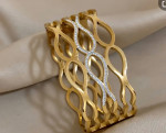 New!  18k Gold Plated Rhinestone Bracelets!  Layaway Available!