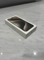 iPhone 15 pro max brand new sealed 256 gb natural titanium