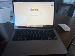 MacBook Air 13.3” M1 chip 8GB CPU, 256GB with rechargeable Magic Mouse