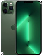 Unlocked iPhone 13 Pro Max (256 GB) green. Comes with retail box and charger.