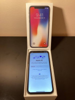 5.8” Apple iPhone X 256 GB - GSM - Unlocked - Face recognition- mint