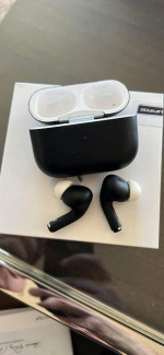 Custom Airpods Pros 2nd Gen- Painted Matte Black by Colorware.